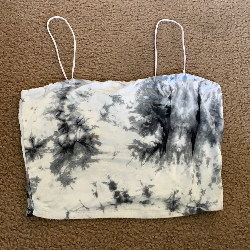 Marble print Fashion Nova cropped top